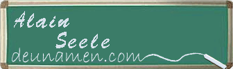 Alain Seele Visitenkarte